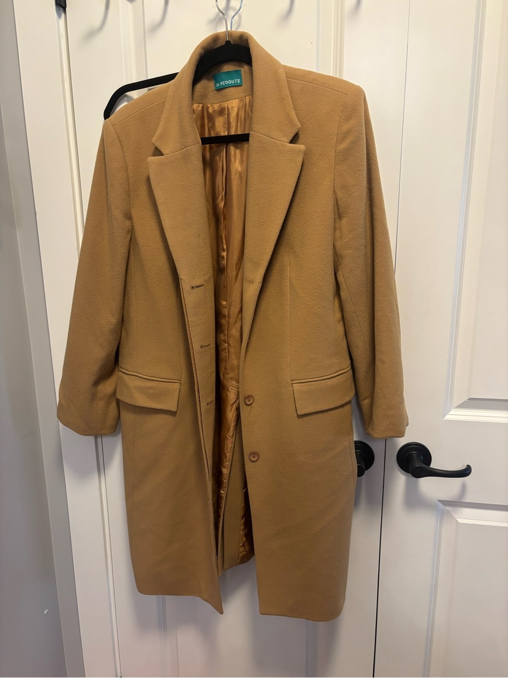 La Redoute Camel Wool/Cashmere Coat